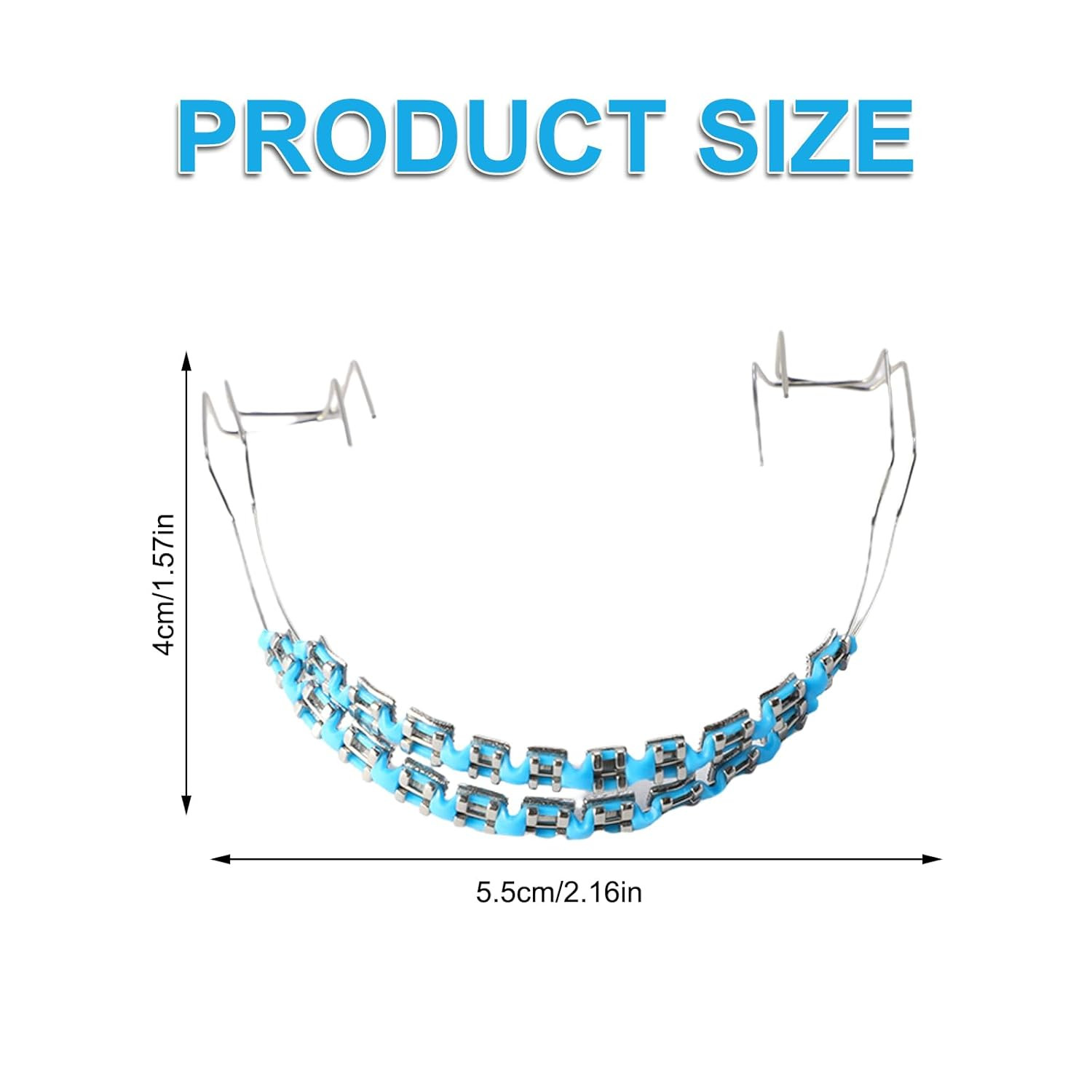 Brackets Falsos Para Dientes, Braces Kit with Brackets & Wire Perfect for Dental