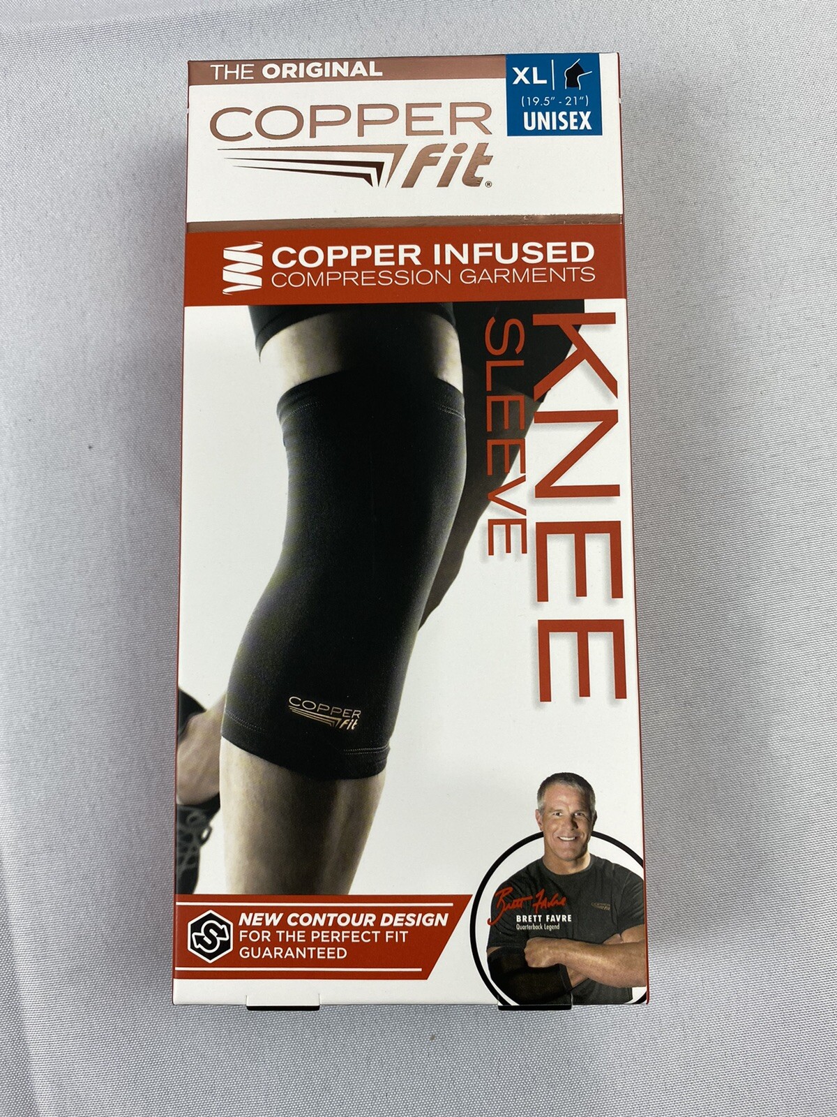 Copper Fit – Copper Infused Compression Garments, Knee Sleeve, Size XL
