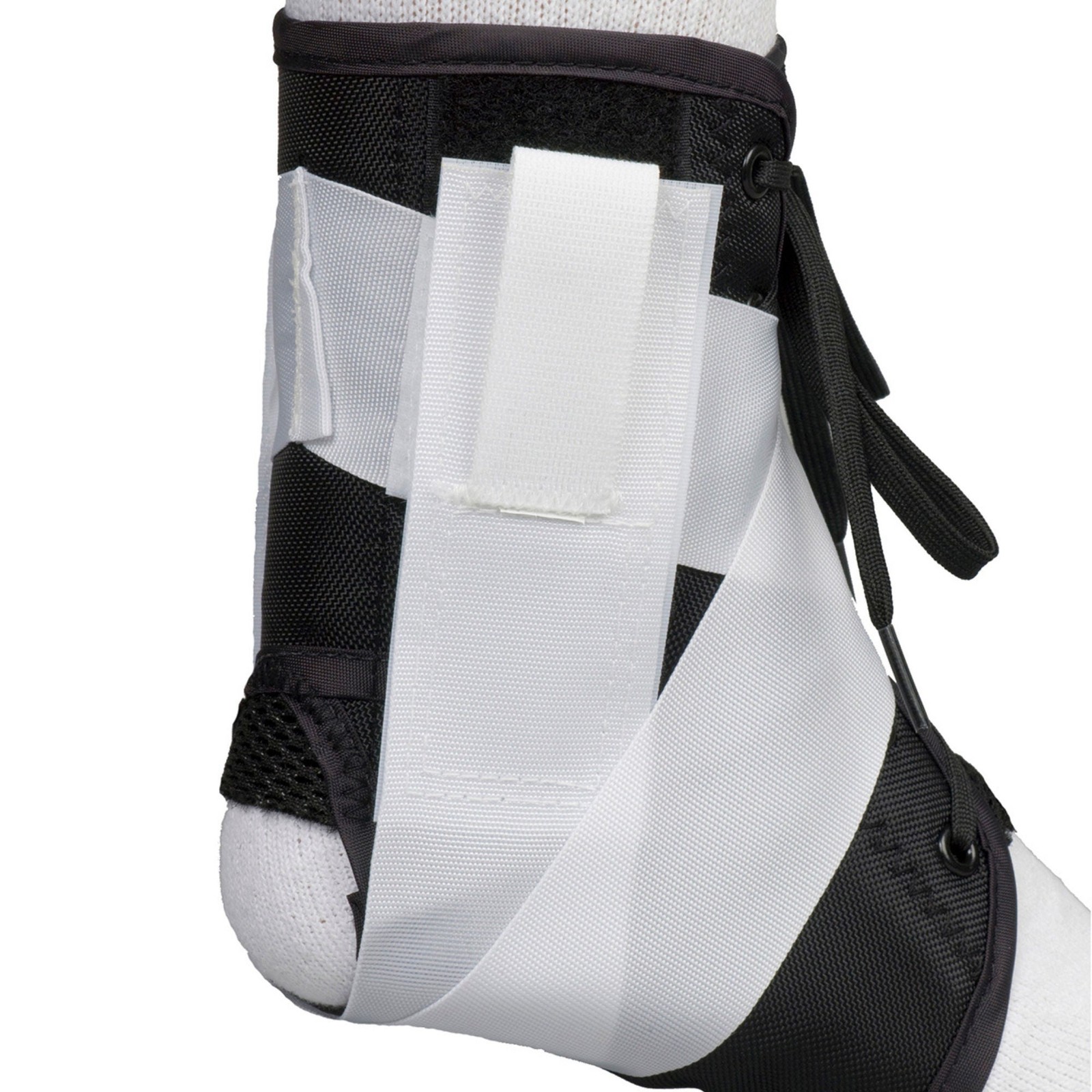 ASO Black Ankle Support Small 11-12″ Ankle Circumf. Lace Up for the Foot 264012