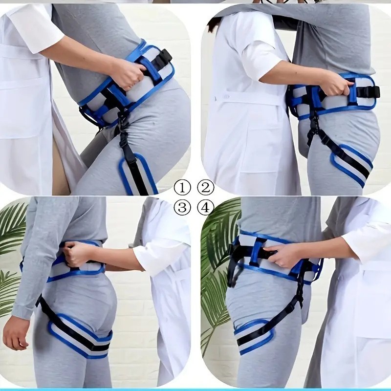 Gait Belt Transfer Belts for Lifting Seniors Walking and Standing Assist Aid Leg