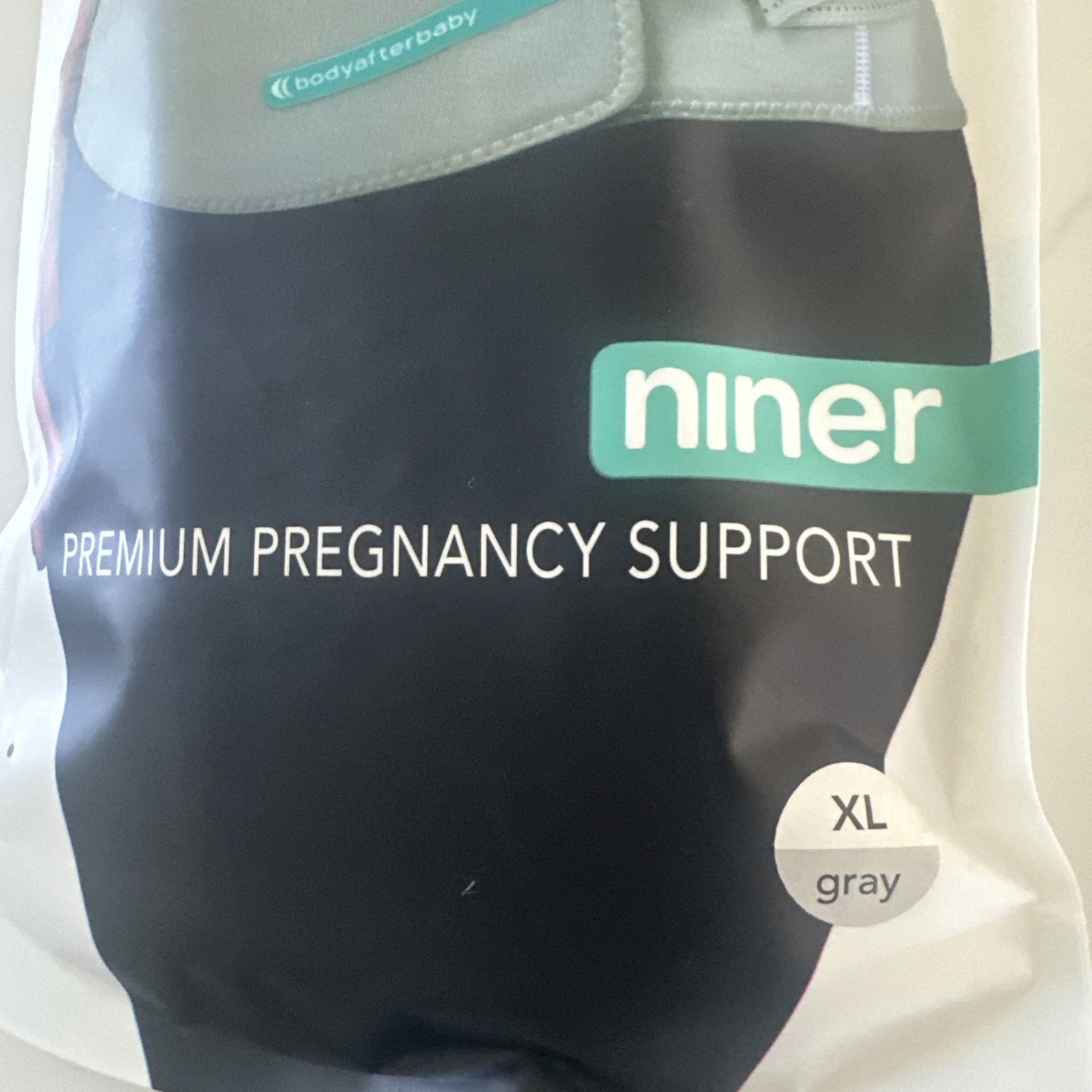 Body After Baby niner Pregnancy Support Belt Maternity Belly Band XL Gray