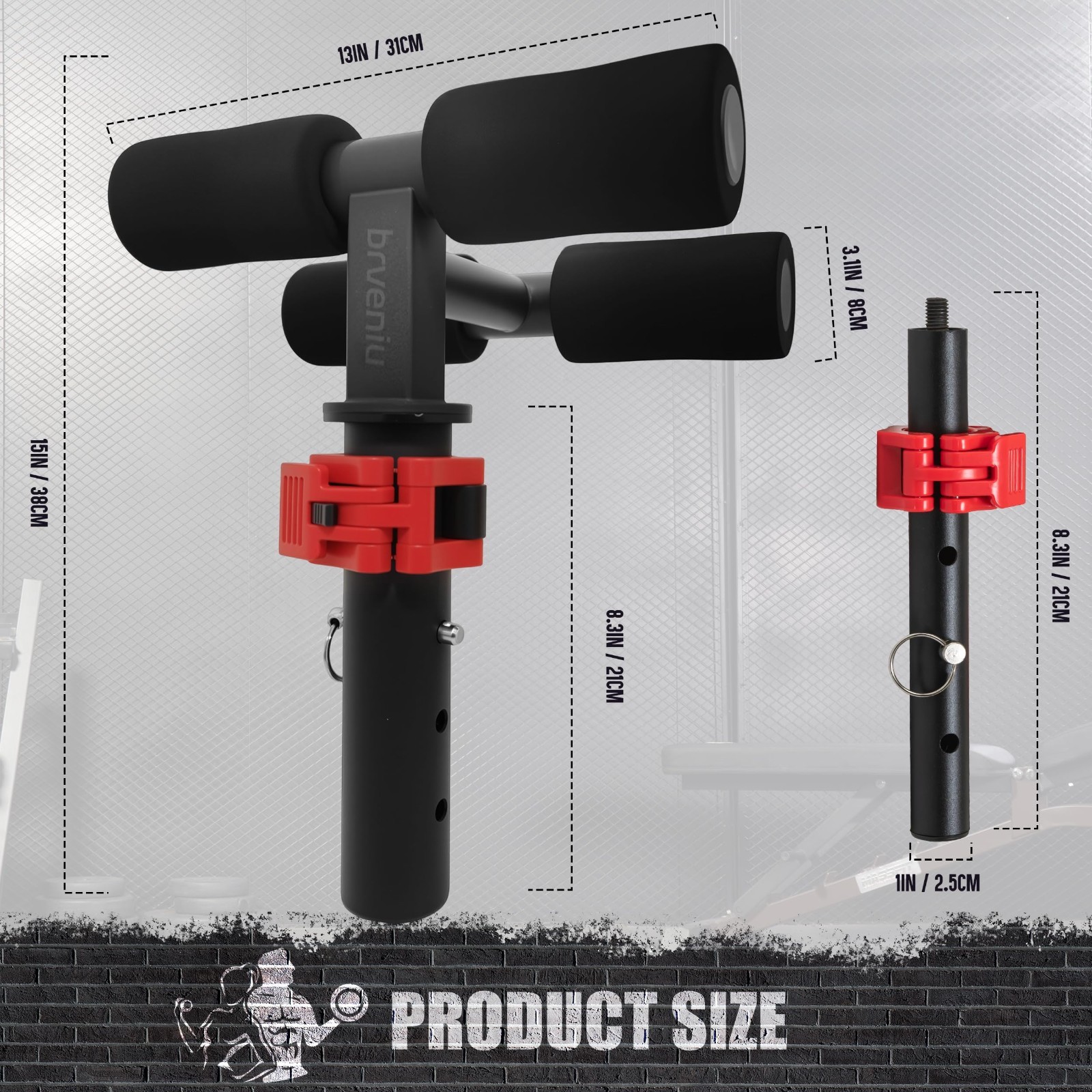 Tib Bar Tibialis Trainer for Runners | Durable Steel, Foam Padding, Prevents Shi