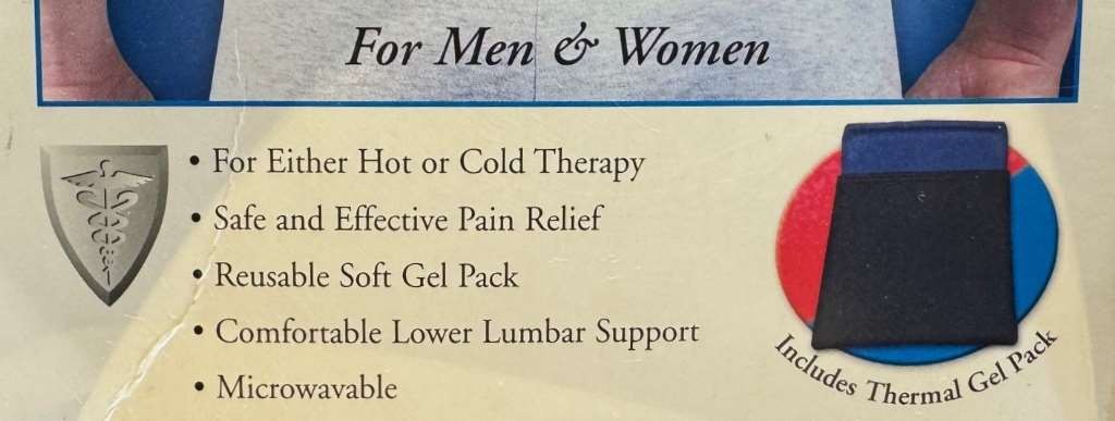 FLA Thermal Lumbar Support Black Small