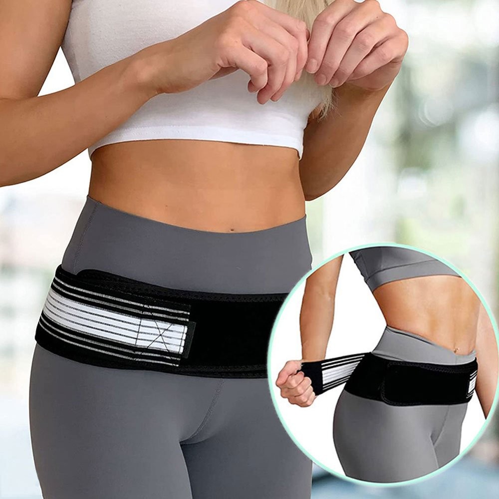 Sacroiliac Joint Belt Hip Brace for Sciatica Pelvis Lumbar Nerve Pain JQ