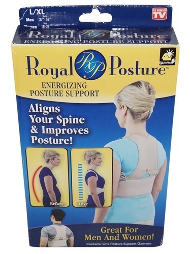 Royal Posture Back Brace S/M. Aligns Spine & Improves Posture! New in Box.