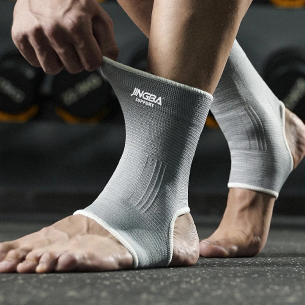 2Pcs Knitted Ankle Support For Sprains Arthritis Tendonitis Running Football.
