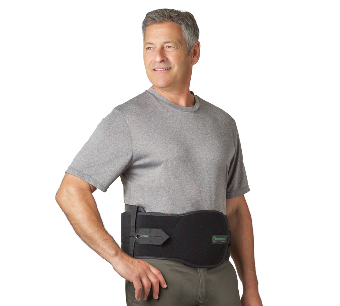 Aspen Medical Evergreen Lumbar 637 Support Back Brace Black Adjustable L0637 New