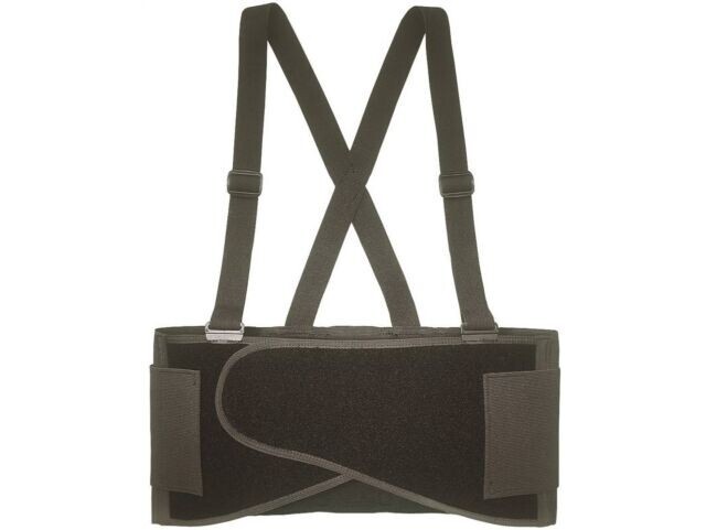 CLC 5000XL Black Heavy Duty Elastic Back Support Belt X-Large