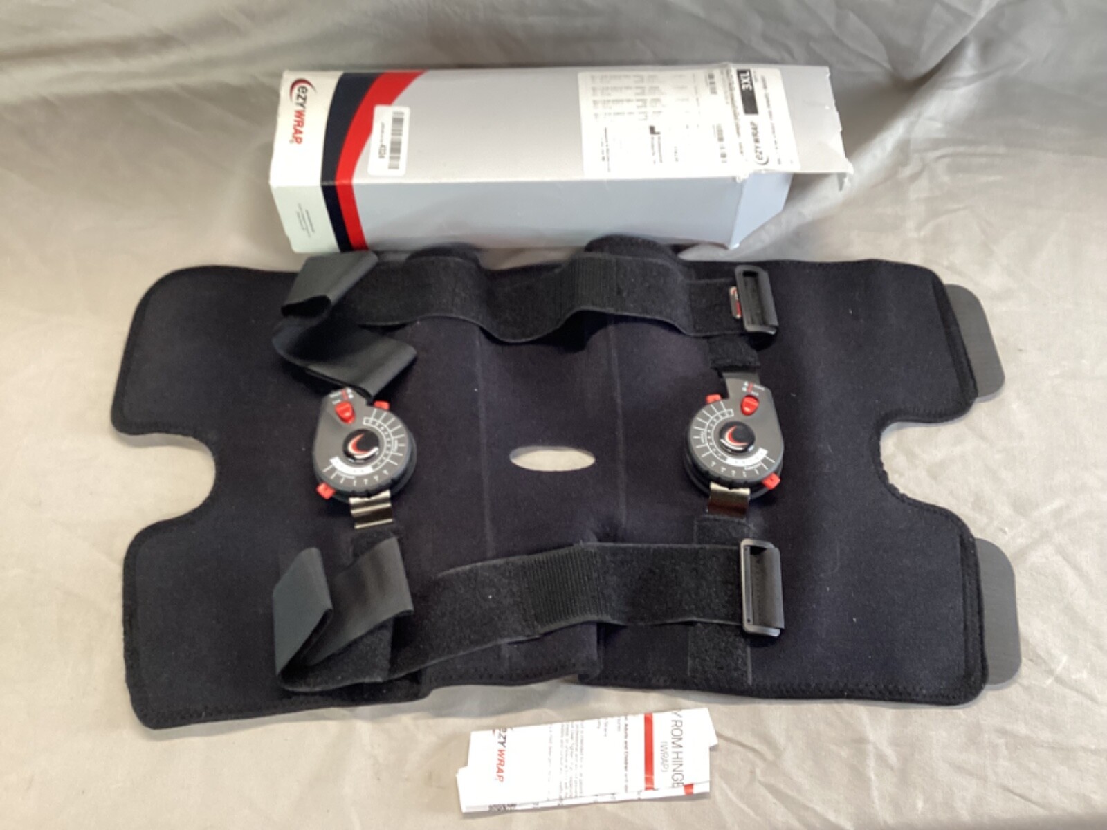 Rally ROM Knee Brace Adjustable Post Surgical Support Removable Hinges XXXL 3XL