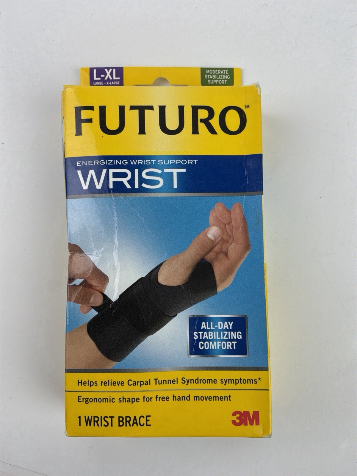 3M Futuro Wrist Stabilizing Support Moderate Soft Right Large Extra Large 1ct