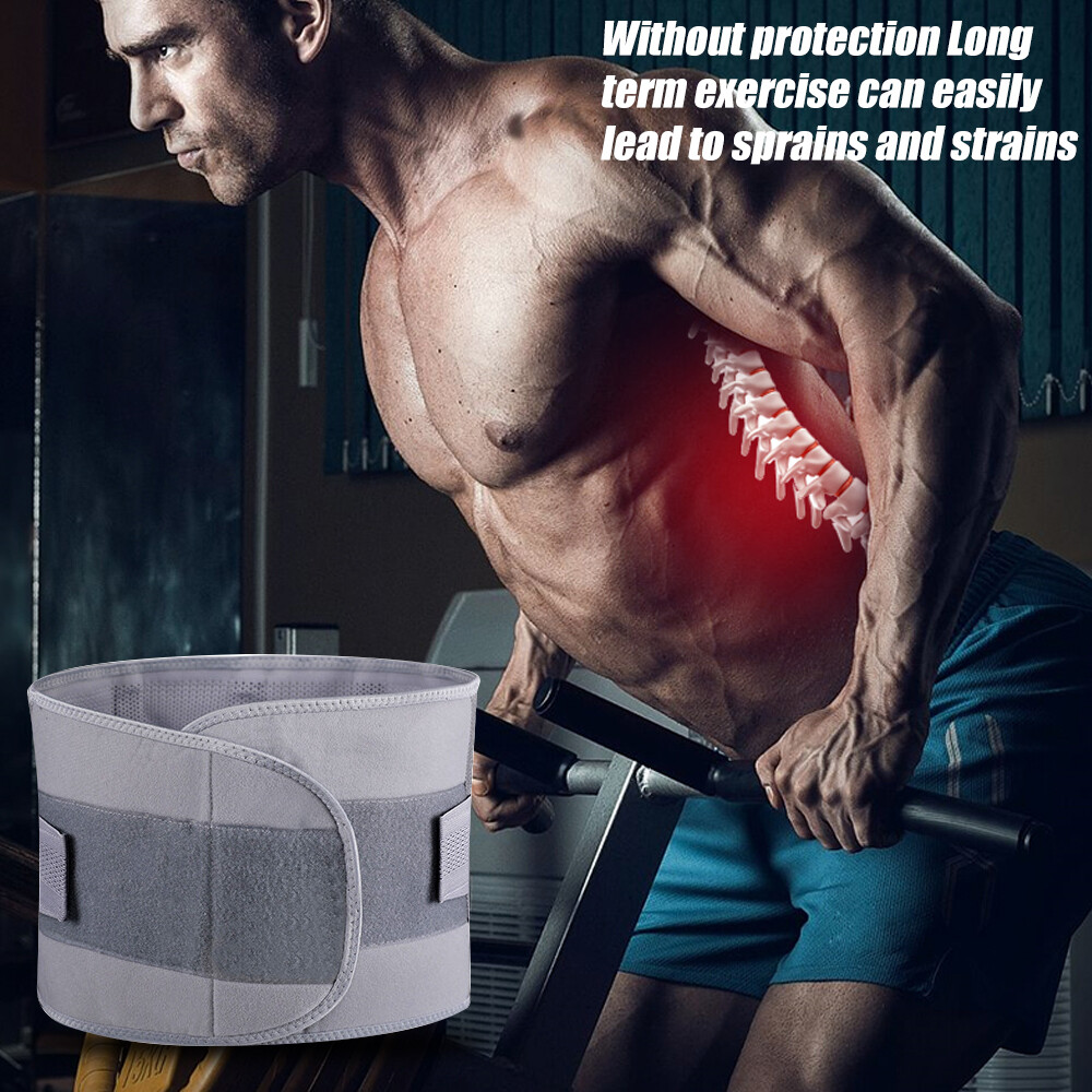 Lower Back Support Brace Men Women Sciatica Waist Lumbar Pain Relief Belt Fajas