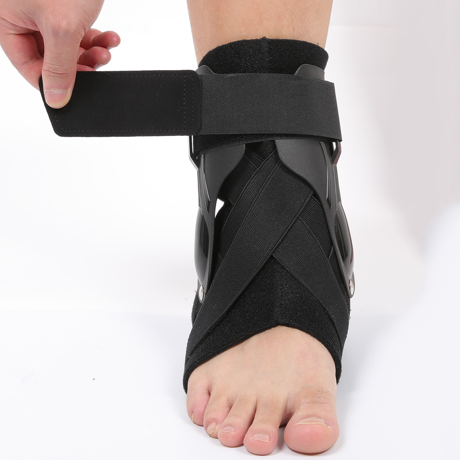 Adjustable Ankle Brace Protective Guards Splint Stabilizer Tendonitis Recovery