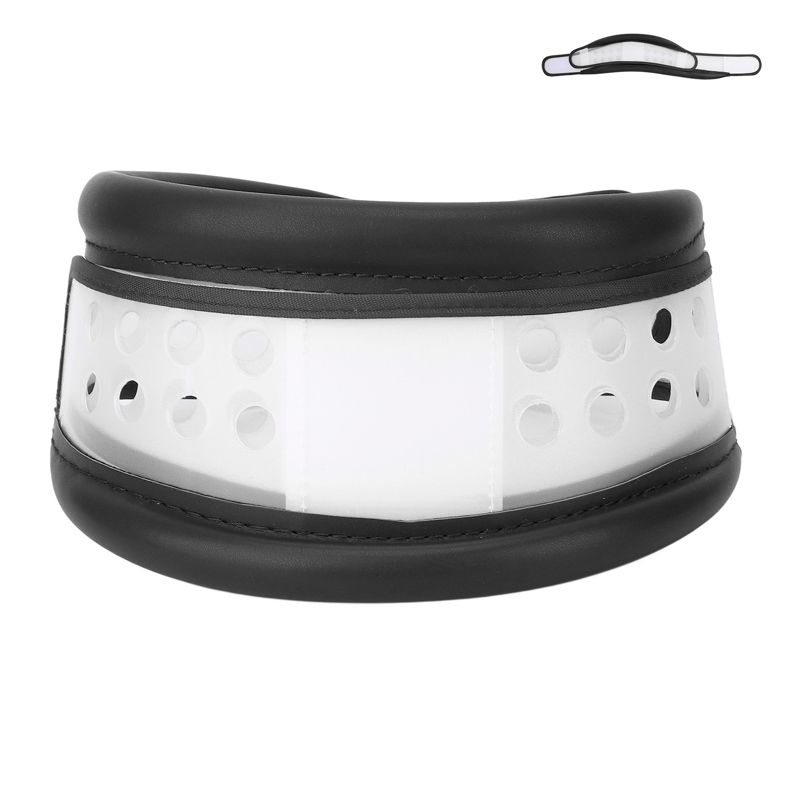 Black M Cervical Collar Height Adjustable Breathable Cervical Spine Fixation WT