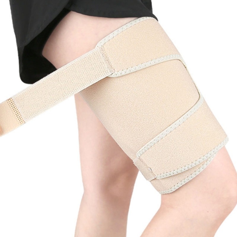 Thigh Exercise Wrap Adjustable Compression Sleeve for Gym Training
