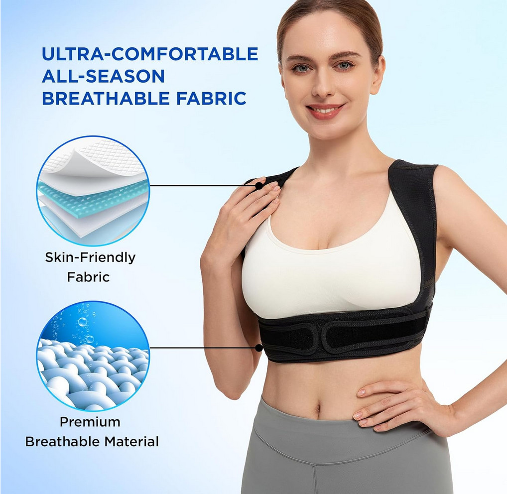 Vicorrect Posture Corrector for Back Support Size:Small/Medium