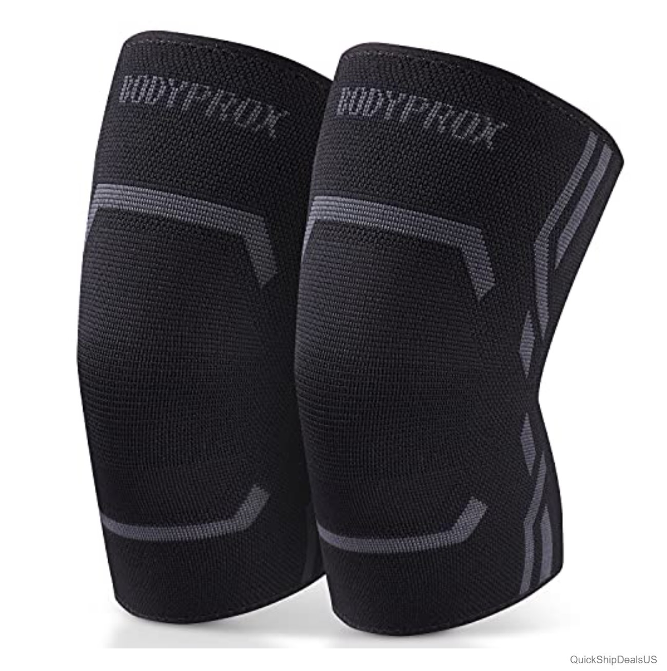 Knee Compression Sleeve 2 Pack Medium Running Workout Support Brace Nylon