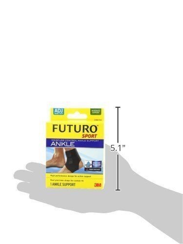 Futuro Sport 48635 Ankle Support Moisture Control Moderate Adjustable Fit 1ct