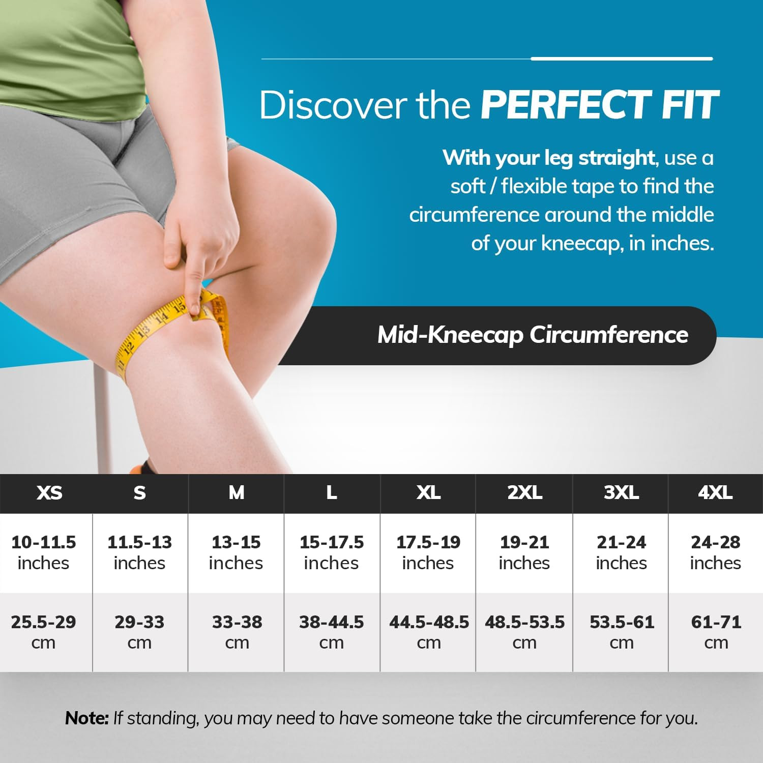 XXL Patellar Tracking Knee Brace – Support for Dislocation, Tendonitis, Injuries
