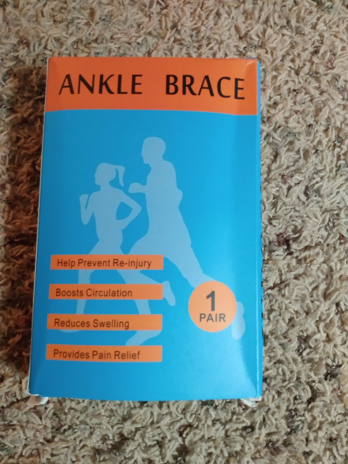 Wdockia ankle brace pair 2 piece medium support wrap black adjustable