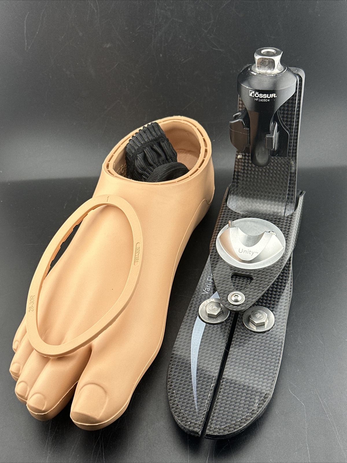 Ossur Vari-flex Variflex Prosthetic Foot W/ Unity Pump. Size 29 Category 7.