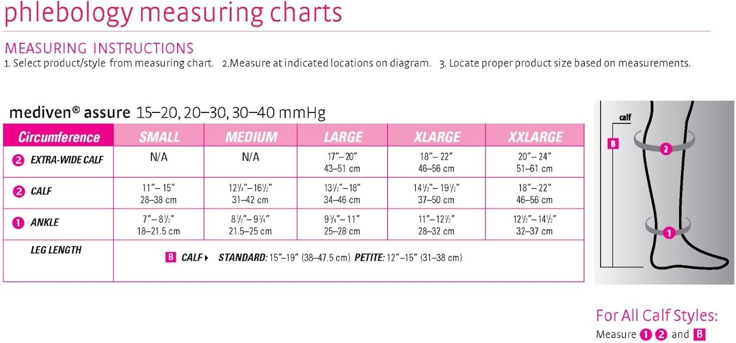 Mediven Assure Extra Wide Calf High OT 20-30mmHg Beige X-Large