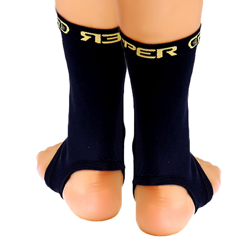 Copper Ankle Brace Support Compression Sleeve Foot Arthritis Fitness Pain Relief