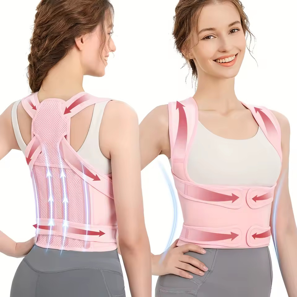 Back Brace Posture Corrector Women Men Shoulder Straightener Adjustable Support