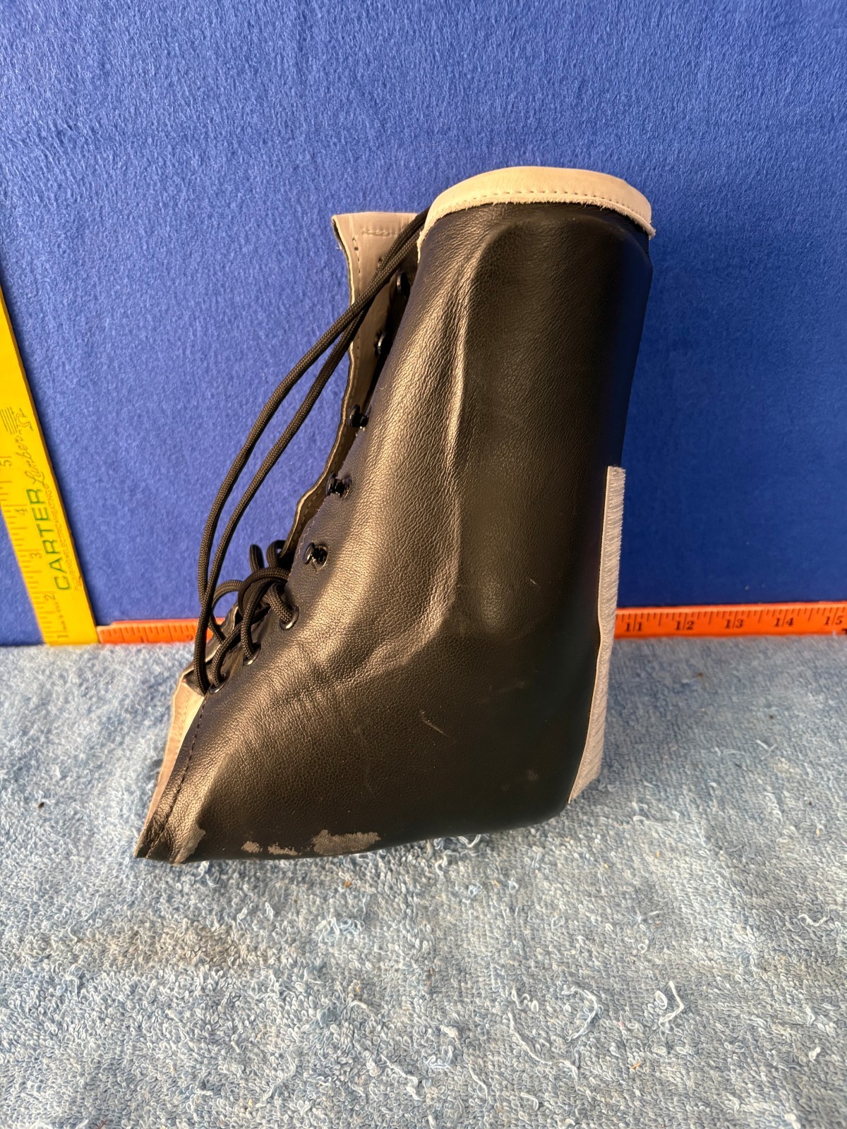 Leather Ankle Lace Up Orthopedic Brace Left Foot