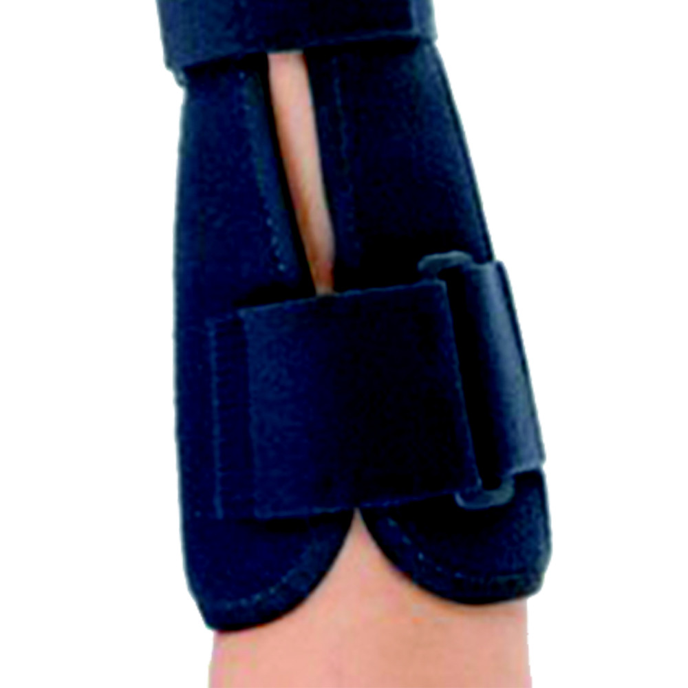FGP Wrist Brace Long Fence Wristband DTX-06 Manumed Long Left Black