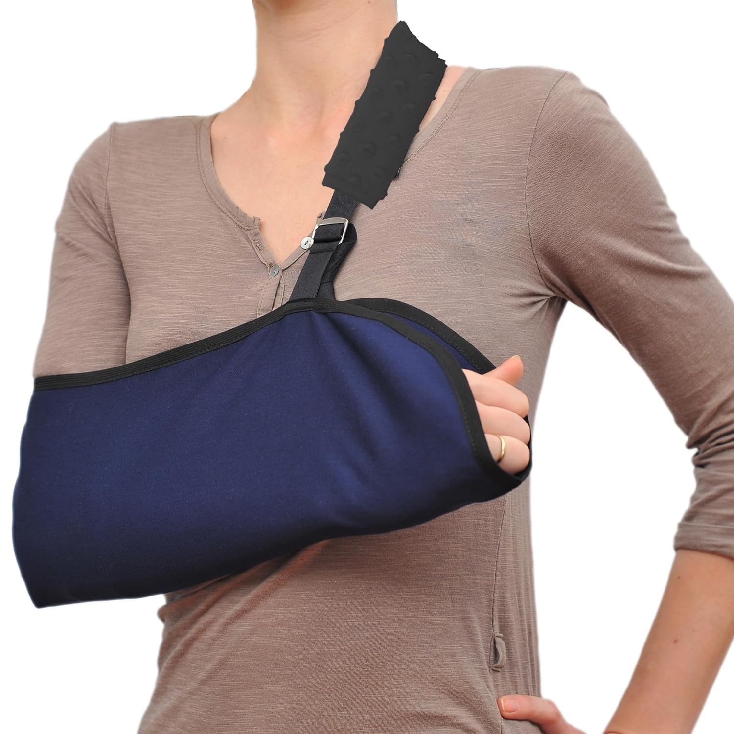 2-Pack Strap Cushions for Arm Sling – Shoulder Pressure Relief Pads, Grey