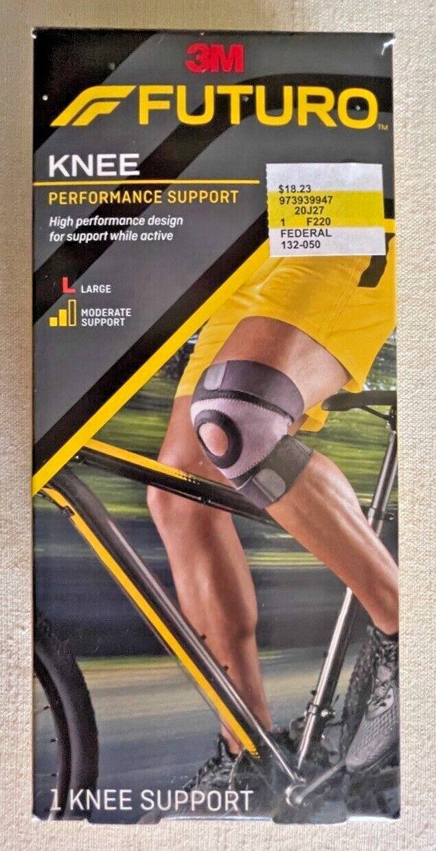 3M Futuro Breathable Active KNEE BRACE Size L (17-19 in) Moderate Support