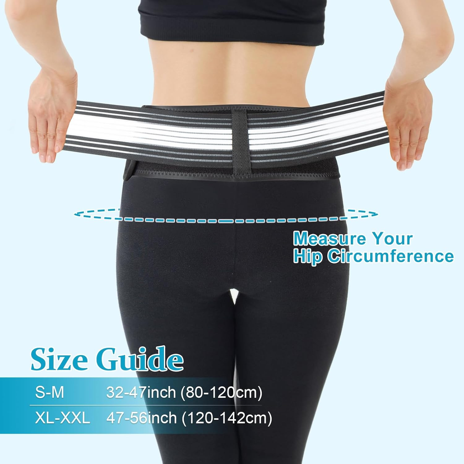 Back Brace for Lower Back Pain, Si Belt, Sciatic Nerve, Relief for Sciatica, Hip