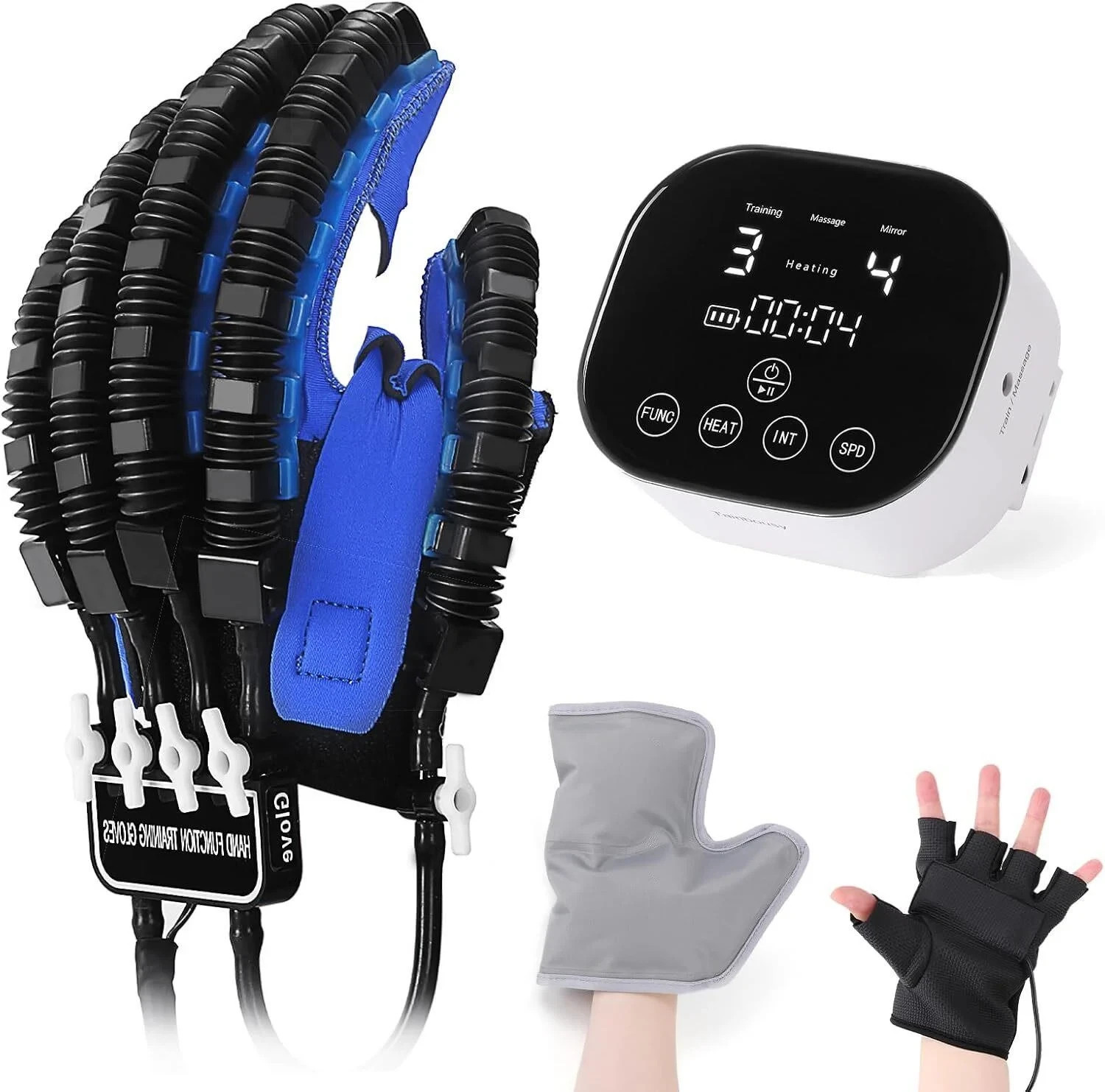 Upgraded Hand Function Rehabilitation Robot Gloves for Stroke (Left Hand Sz L)