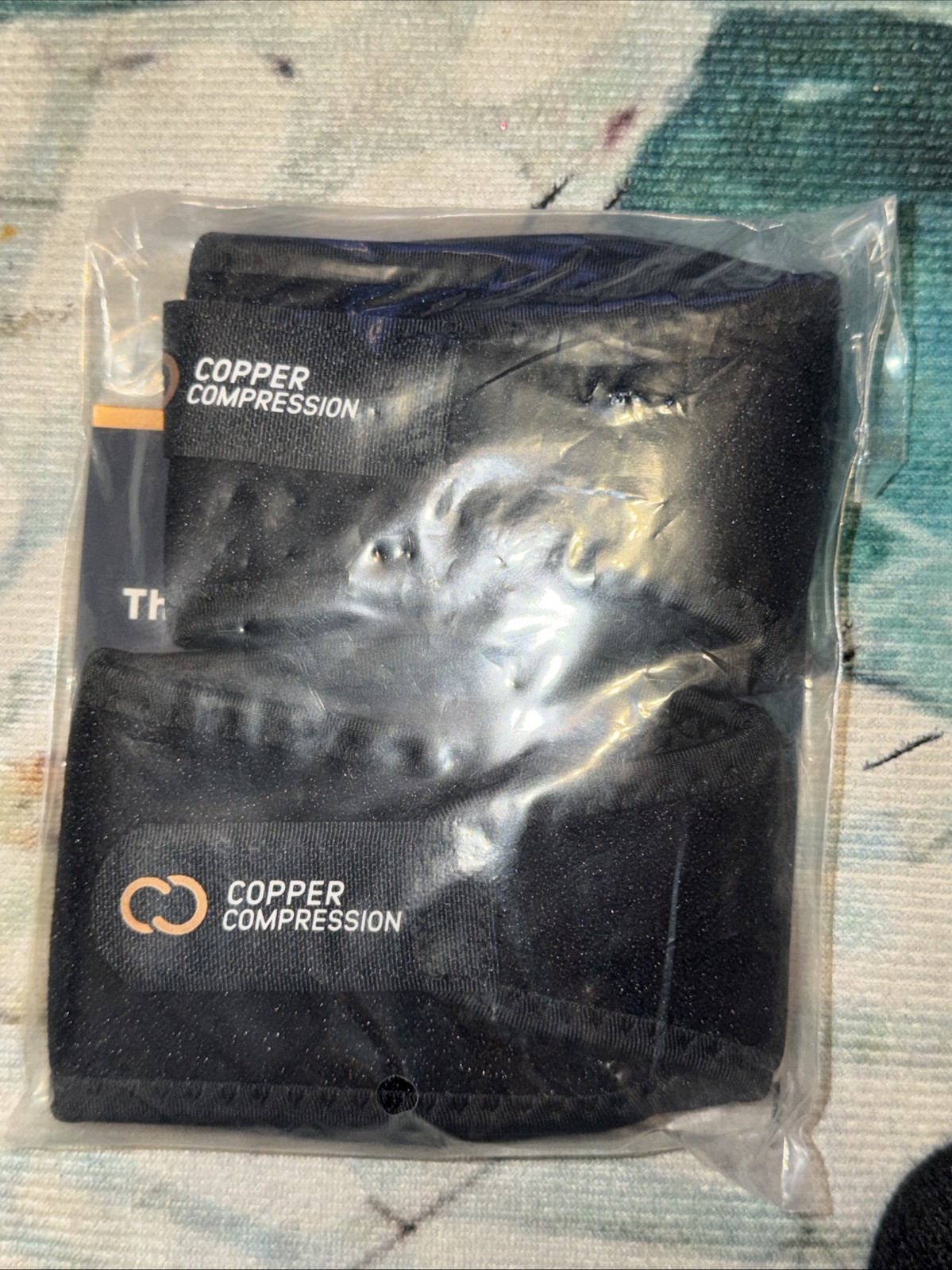 Genuine and Copper Compression Arch Support New Sealed 1 Pair Black Works Well