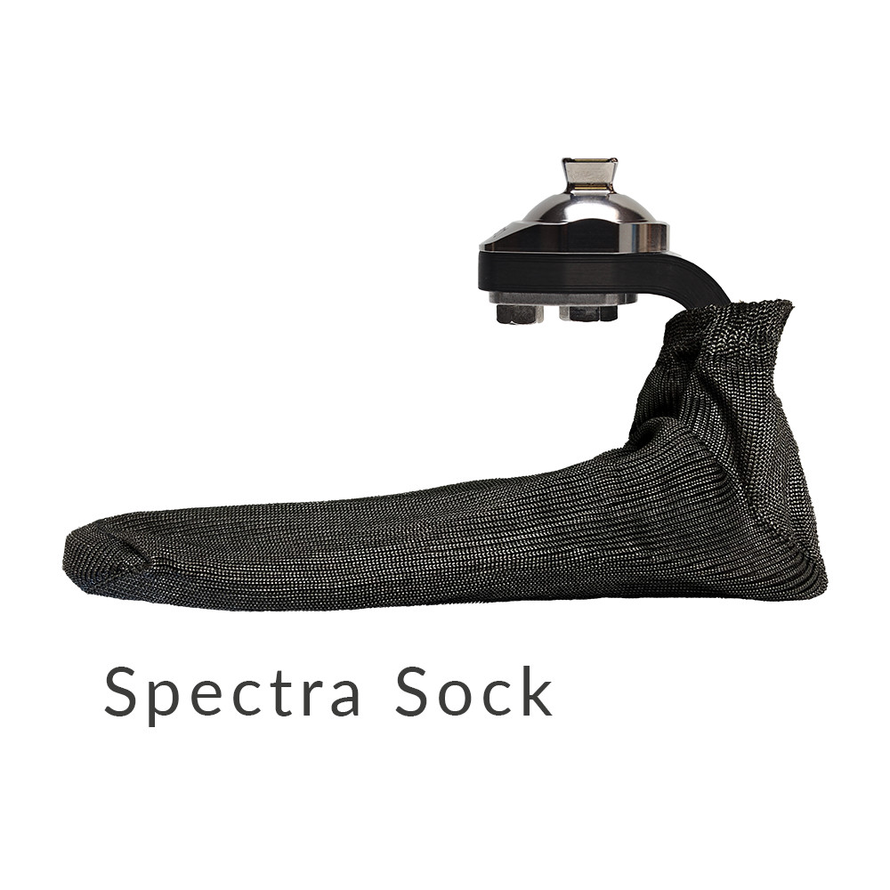 (2) Brand New Spectra Socks For Foot Shell Protection From Carbon Fiber Foot