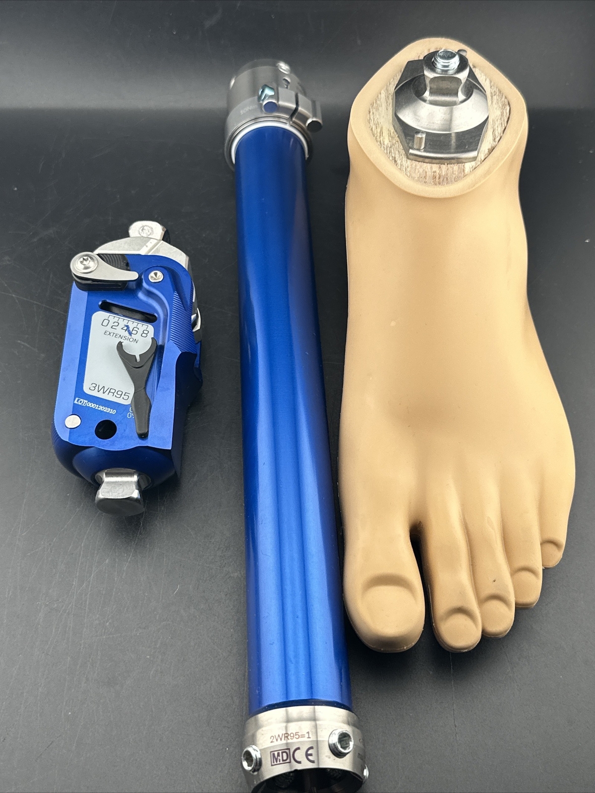 ottobock otto bock 3WR95 aqua prosthetic knee, Parts, Foot.