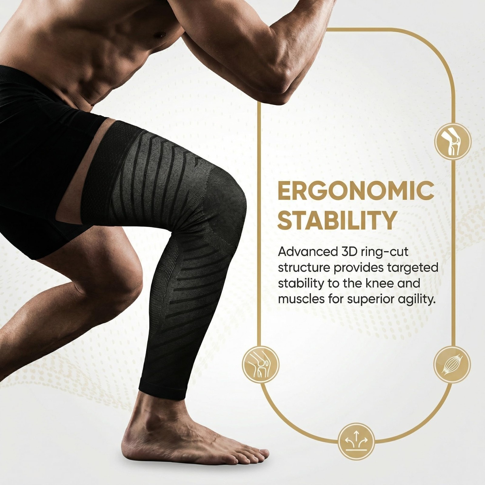 Full Leg Compression Sleeves for Men & Women, Thigh High 20-30mmHg Graduated …