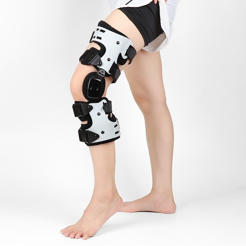 Soporte para Rodilla Rodillera para Artritis Ligamentos Medial con bisagras