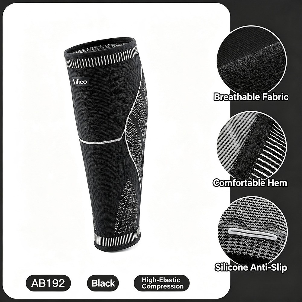 Golf Compression Sleeve Ankle Brace Leg Support Socks Foot Fasciitis Pain Relief