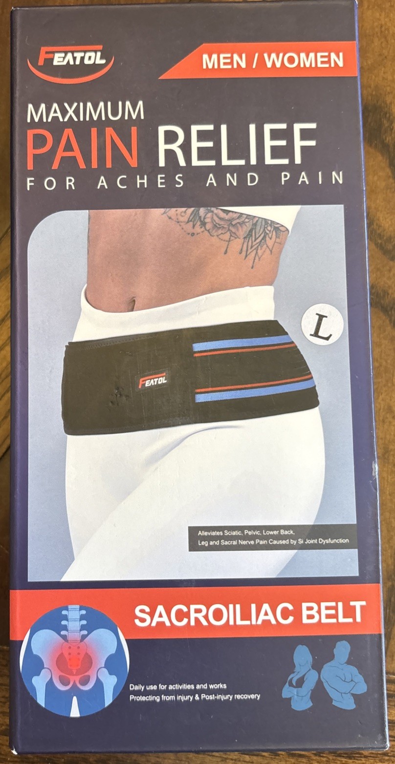 Featol Sacroiliac Belt Size Large Maximum Pain Relief For Men Or Women
