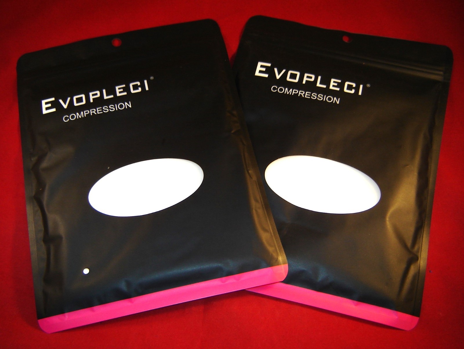 2 Pair EVOPLECI 15-20 mm Open Toe Compression Socks Women XXXL White FR1