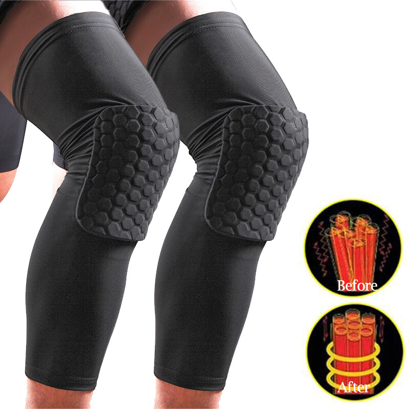 Compression Sleeve Support Leg Knee Pad Brace Sport Pain Guard For Men Women