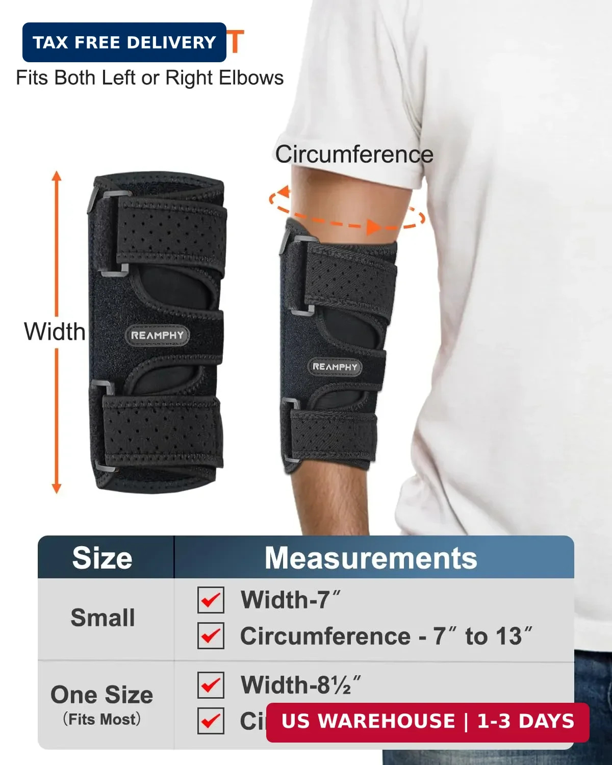 Cubital Tunnel Elbow Brace,Ulnar Nerve Entrapment Brace,Elbow Splint | Comfortab