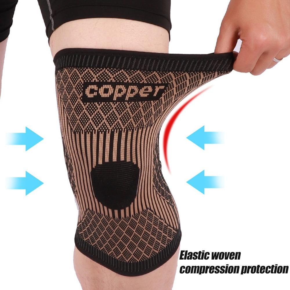 Copper Knee Brace Compression Sleeve for Arthritis Pain Relief Sports Support