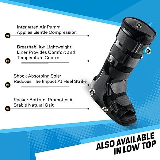 Ossur Centec Walker Boot – Lightweight – Immobilization – Low Top / Large *NEW*