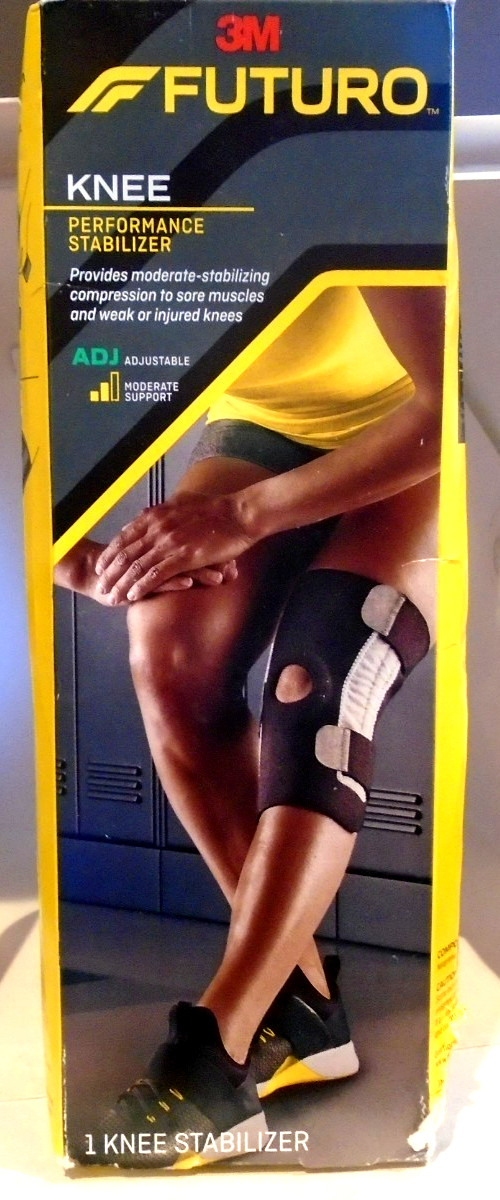 3M Futuro Knee Performance Stabilizer Brace Adjustable Moderate Support 13-17.5”