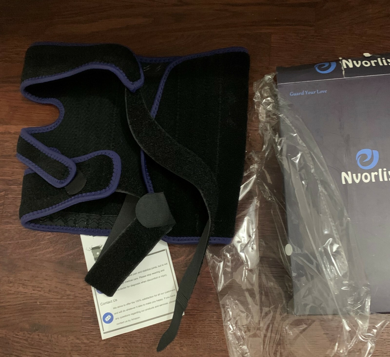 Nvorliy Plus Size Hinged Knee Brace Dual Strap Patellar Stabilization, XL/2XL