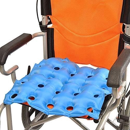 TURNSOLE Waffle Cushion for Pressure Sores Chair – 1 Count (Pack of 1), Blue
