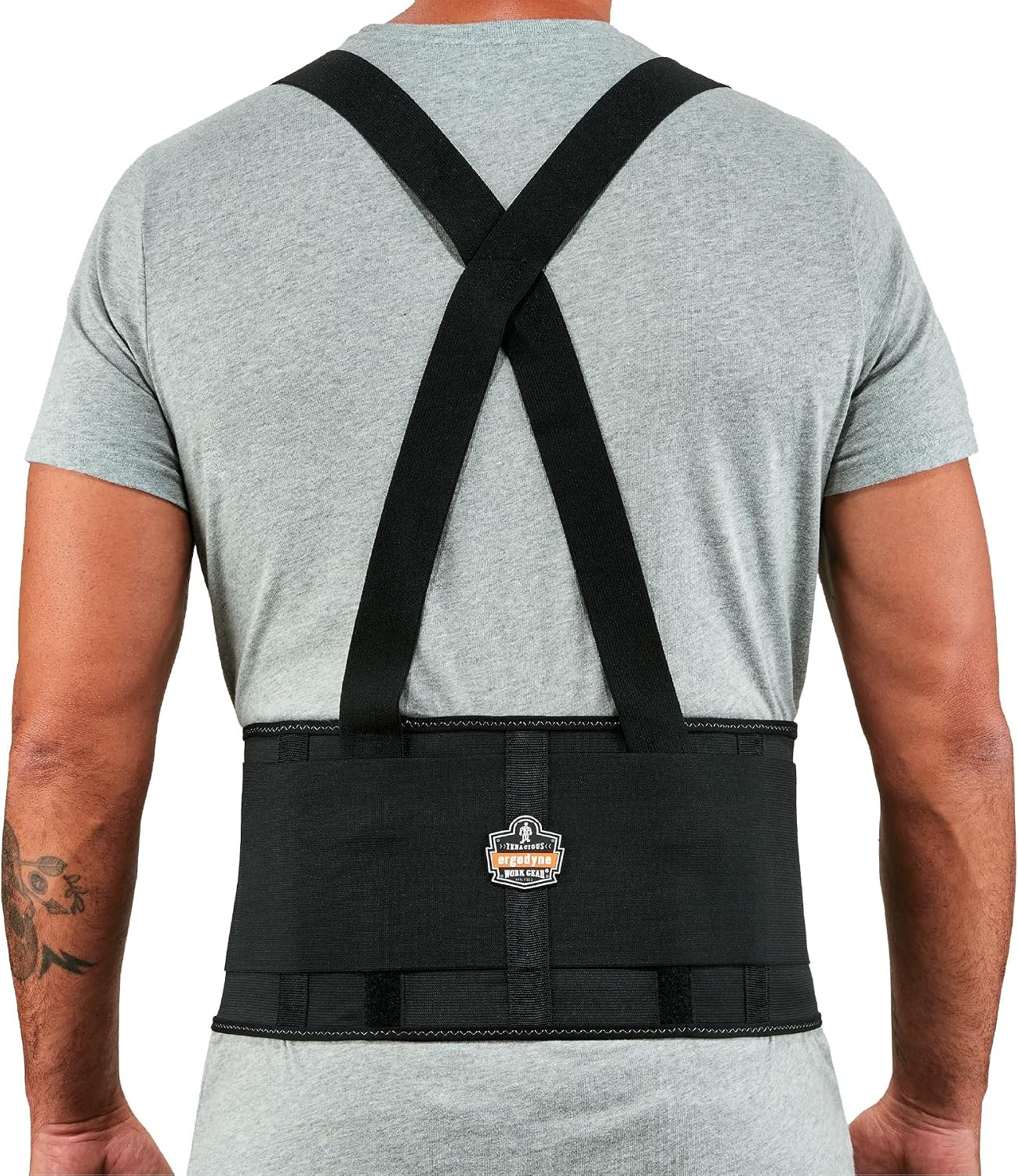 Back Support Belt, 7.5″ Elastic Adjustable Removable
