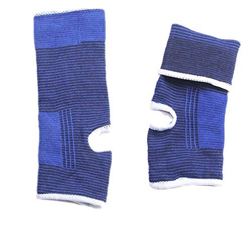 LUXXII 2 Pack Compression Ankle Brace Support 2 Count (Pack of 1), White
